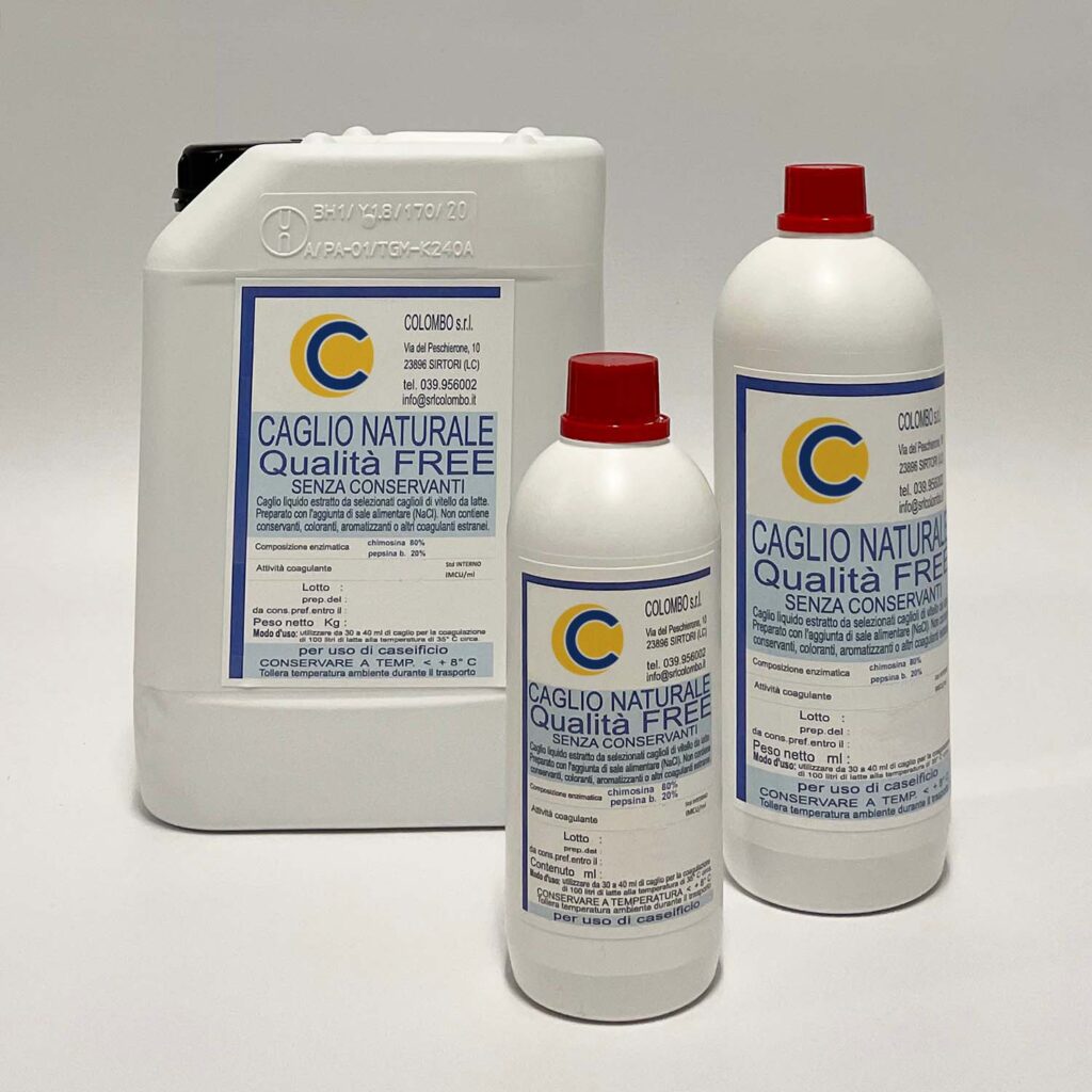 Caglio Colombo | Dal 1903 Colombo Srl affianca caseifici artigianali e industriali nella produzione di formaggi e prodotti lattiero-caseari, sviluppando caglio, fermenti lattici, enzimi e soluzioni dedicate alla lavorazione del latte. Un’esperienza costruita attraverso oltre un secolo di attività, ricerca e collaborazione con professionisti del settore caseario.